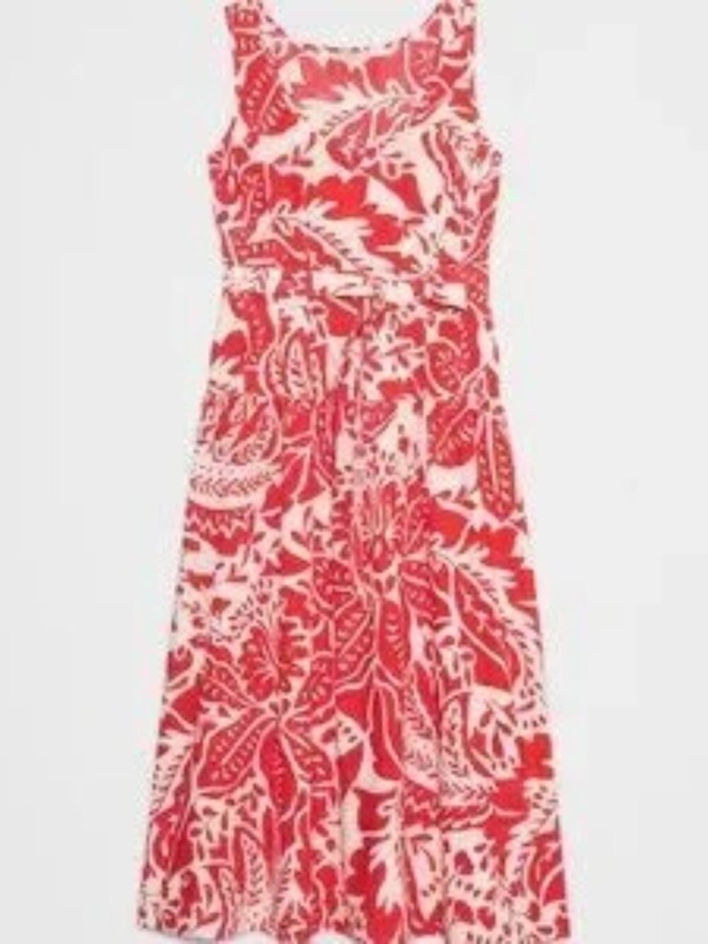BANANA REPUBLIC NWT POPLIN CORSET WAIST MIDI DRESS Size 12 Original Price $140!! - Picture 3 of 5